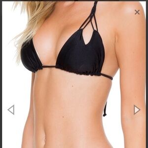 Luli Fama Reversible Triangle Bikini Top